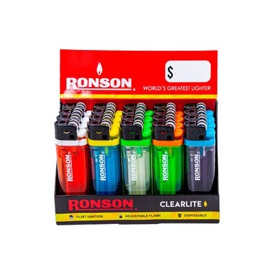 Ronson Encendedor Transparente