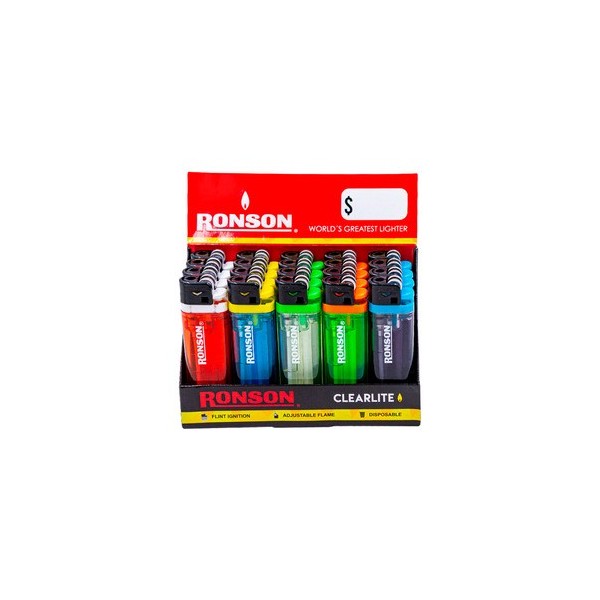 Ronson Encendedor Transparente